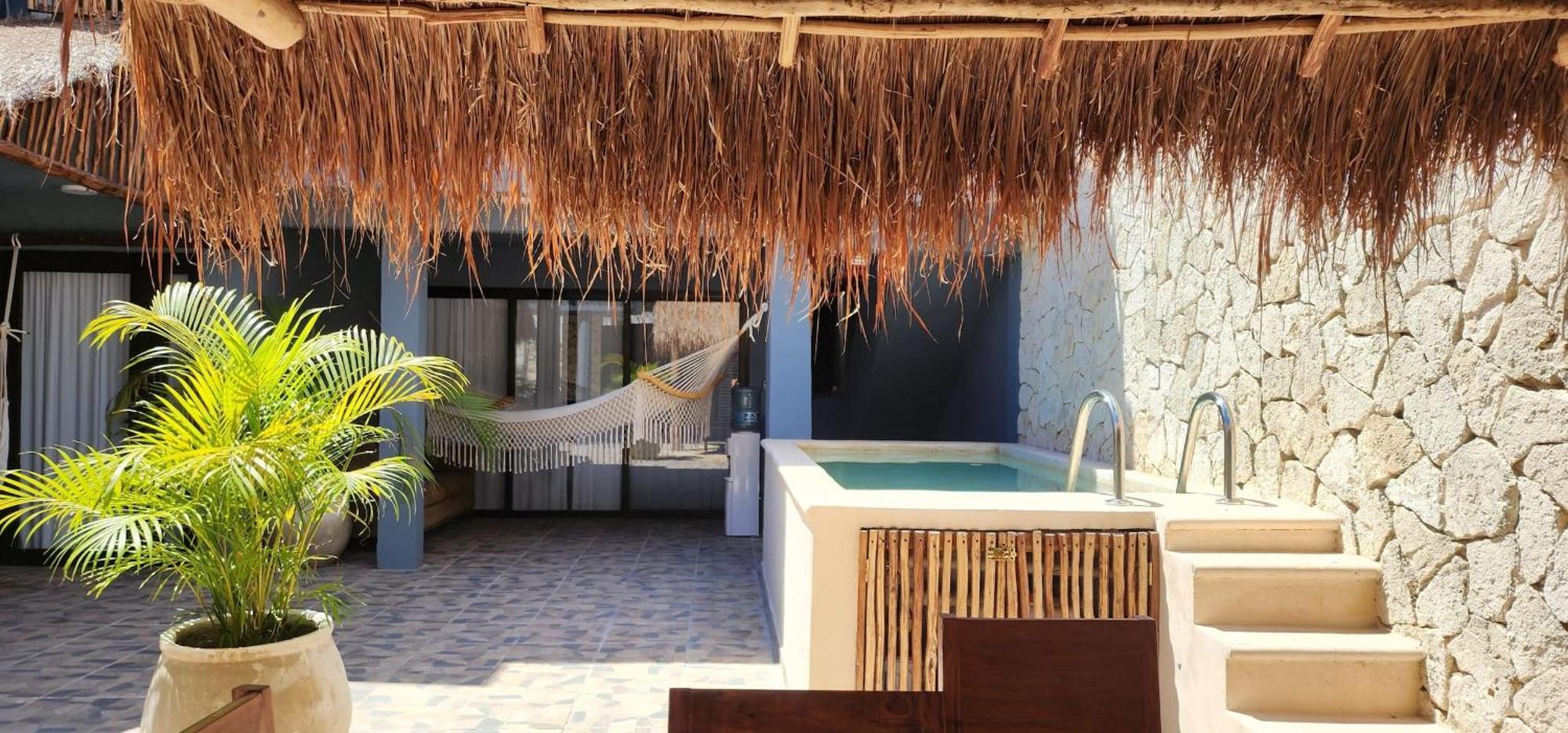 Ferienwohnung Kin Tulum House Downtown Exterior foto