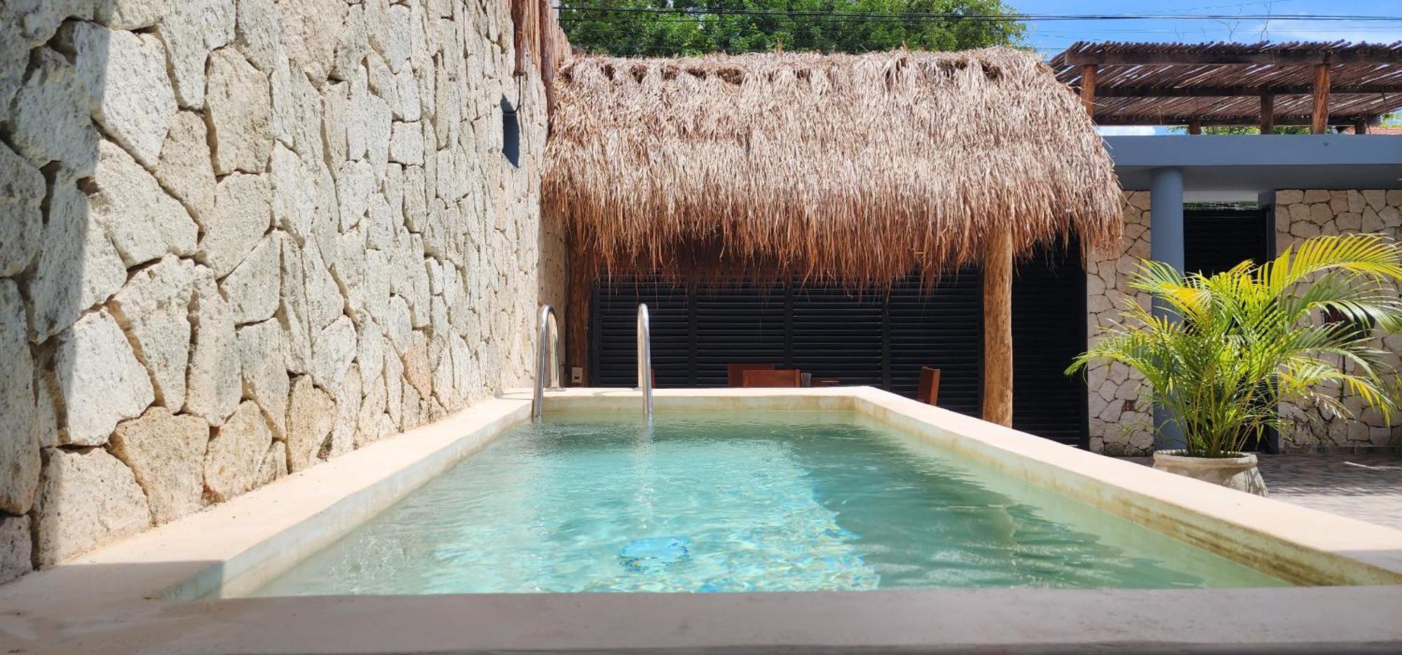 Ferienwohnung Kin Tulum House Downtown Exterior foto